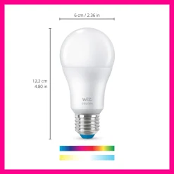 WiZ Slimme LED-Lamp E27 60W A60 Gekleurd en Wit Licht Mat