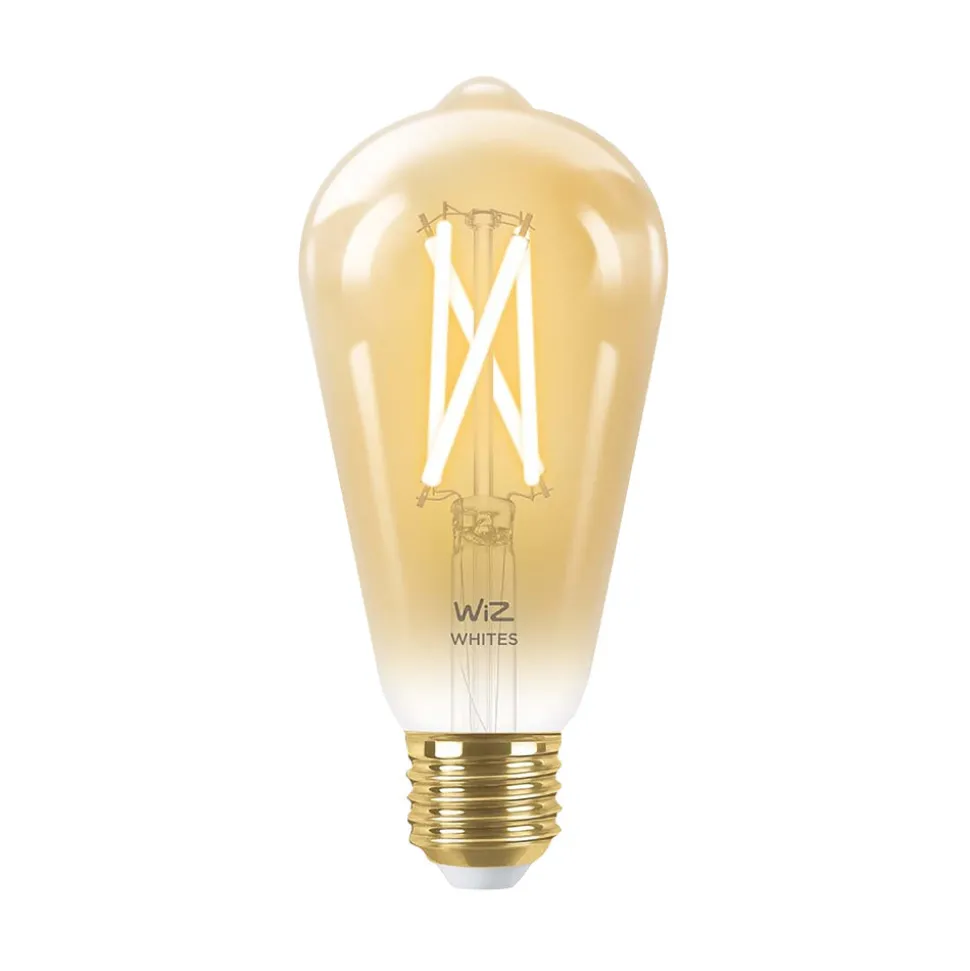 WiZ Slimme LED-Lamp E27 50W Filament ST64 Warm tot Koelwit Licht Goud