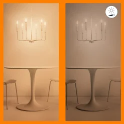 WiZ Slimme LED-Lamp E27 25W Filament C35 Warm tot Koelwit Licht Goud