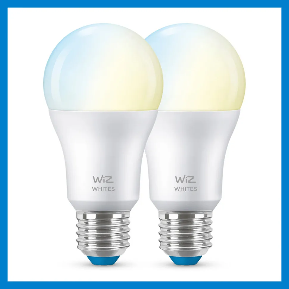 WiZ Slimme LED-Lamp E27 60W Filament A60 Warm tot Koelwit Licht Transparant 2st