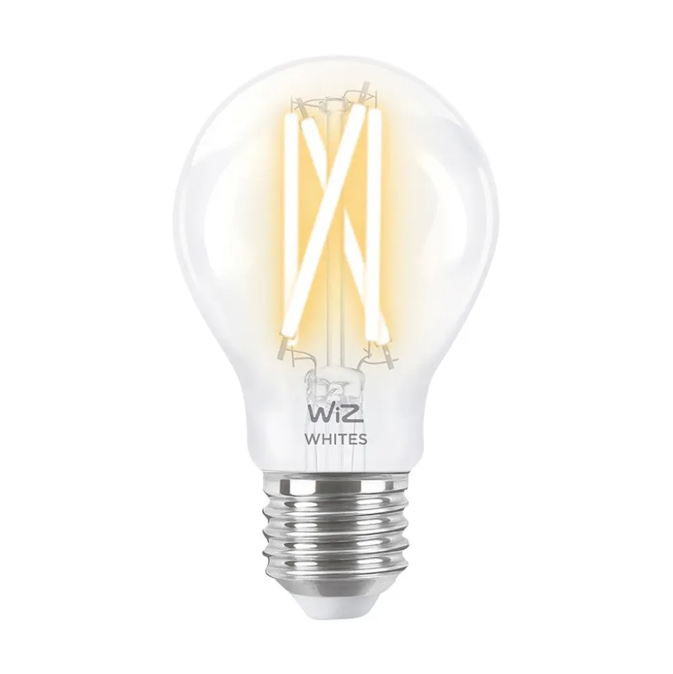 WiZ Slimme LED-Lamp E27 60W Filament A60 Warm tot Koelwit Licht Transparant