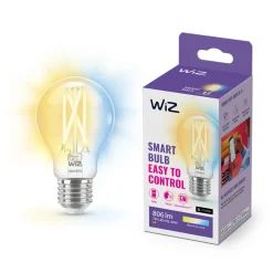 WiZ Slimme LED-Lamp E27 60W Filament A60 Warm tot Koelwit Licht Transparant