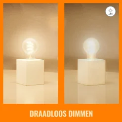 WiZ Slimme LED-Lamp E27 40W Filament A60 Gekleurd en Wit Licht Transparant