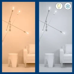 WiZ Slimme LED-Lamp E27 60W Filament ST64 Warm tot Koelwit Licht Transparant