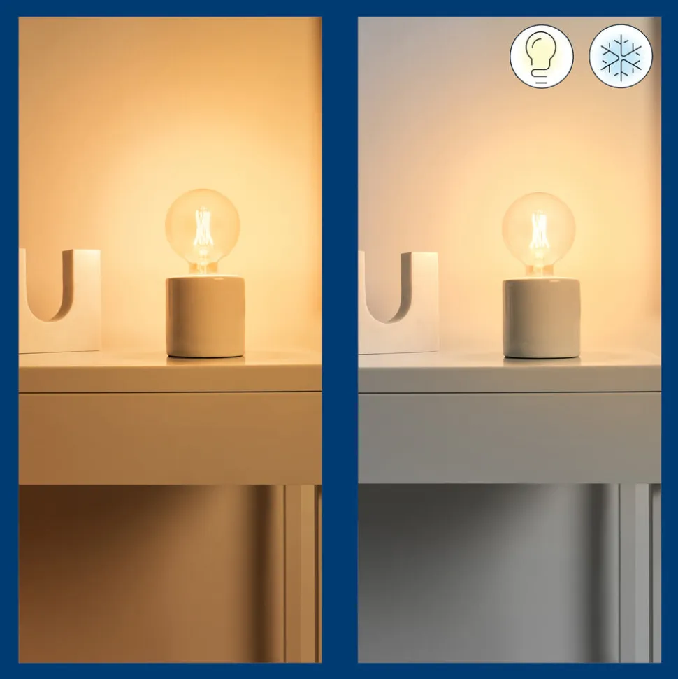WiZ Slimme LED-Lamp E27 50W Globe Filament Warm Tot Koelwit Licht Goud