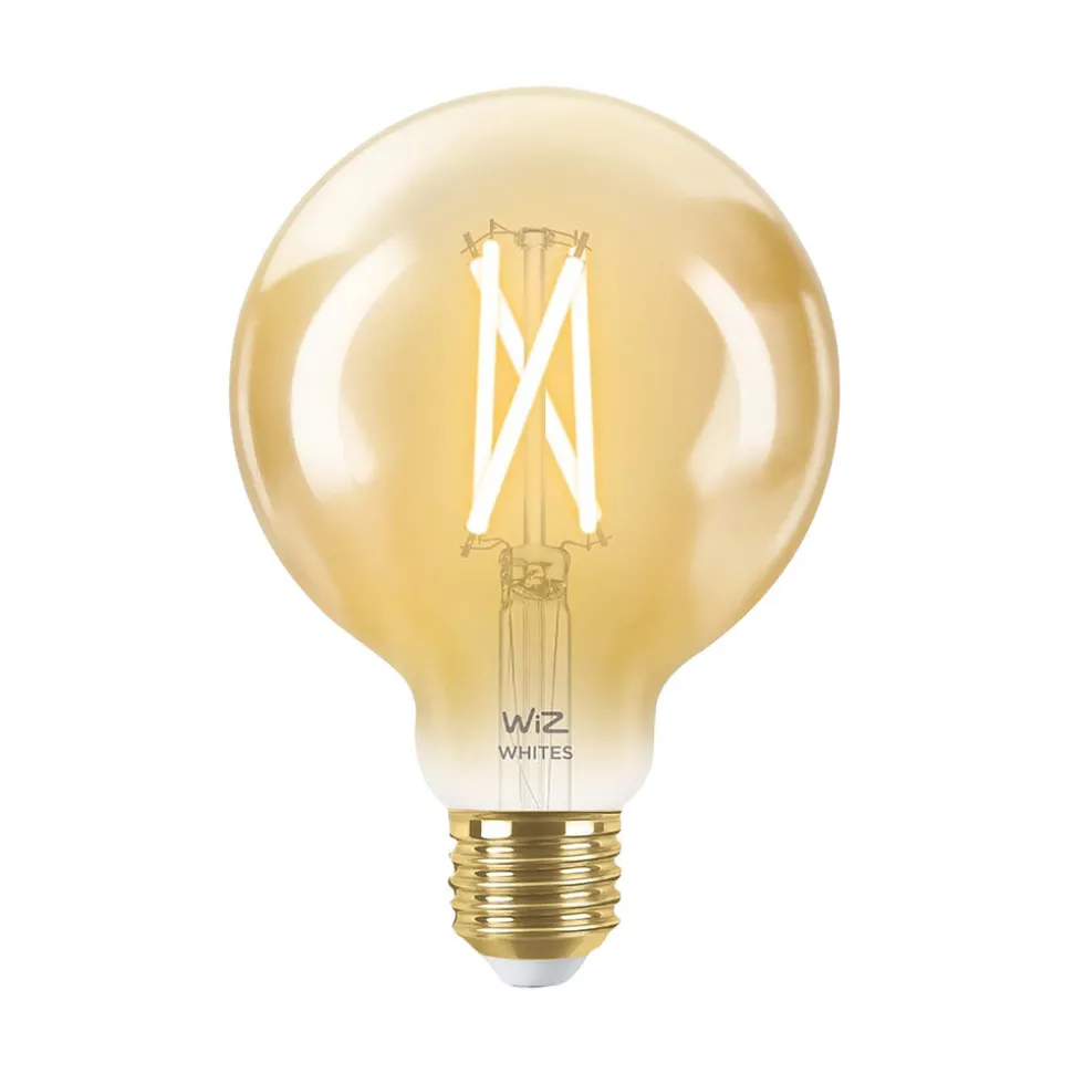 WiZ Slimme LED-Lamp E27 50W Globe Filament Warm Tot Koelwit Licht Goud