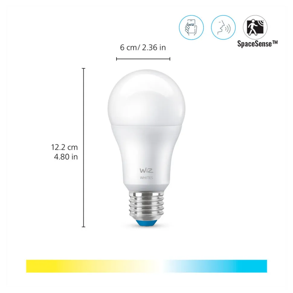 WiZ Slimme LED-Lamp E27 60W Lamp Warm tot Koelwit Licht Mat
