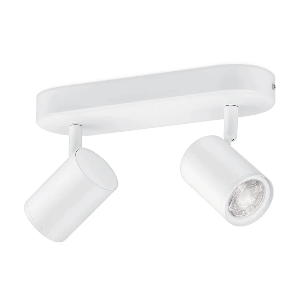 WiZ Slimme LED-Opbouwspot Draaibaar 5W Warm tot Koelwit Licht Imageo Wit 2st