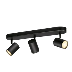 WiZ Slimme LED-Opbouwspot Draaibaar 5W Warm tot Koelwit Licht Imageo Zwart 3st