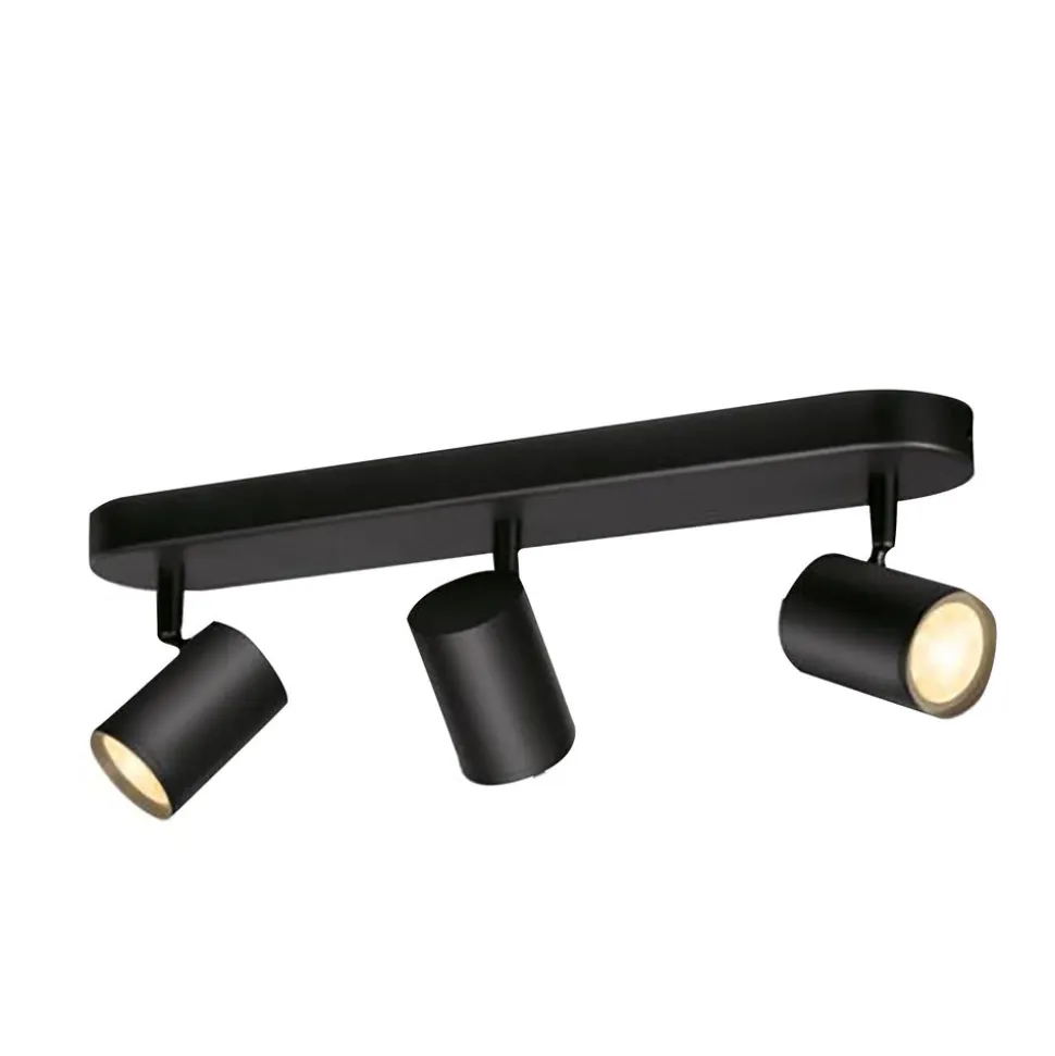 WiZ Slimme LED-Opbouwspot Draaibaar 5W Warm tot Koelwit Licht Imageo Zwart 3st