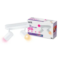 WiZ Slimme LED-Opbouwspot Draaibaar 5W Gekleurd en Wit Licht Imageo Wit 2st