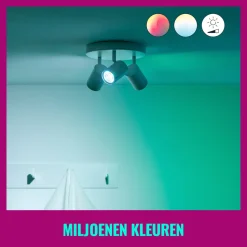 WiZ Slimme LED-Spot GU10 50W Wit Licht Mat 2st