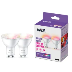 WiZ Slimme LED-Spot GU10 50W Wit Licht Mat 2st