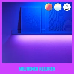 WiZ Slimme LED-Strip Gekleurd en Wit Licht  4 meter