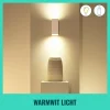 WiZ Slimme LED-Wandlamp Up and Down GU10 5W Gekleurd en Wit Licht Wit 2st