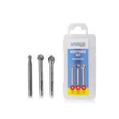 Woodcap Tools HM Houtfrees Assorti Set ø6/10/10mm