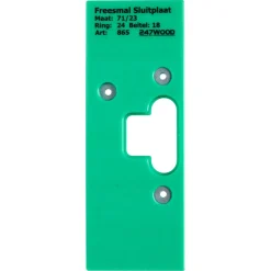 247WOOD Freesmal Sluitplaat Loopslot 71x23mm