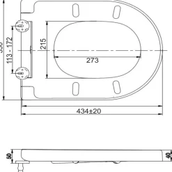 Zahara Toiletzitting Softclose en Quick Release Glanzend Wit