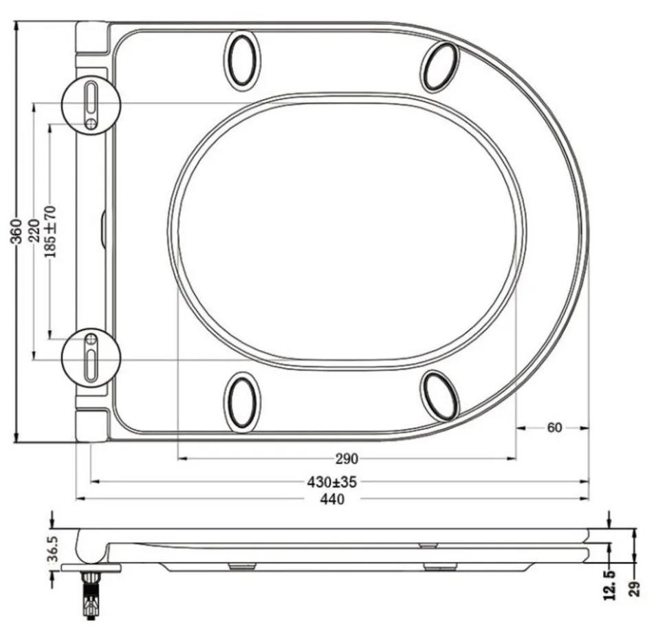 Zensit Toiletzitting Softclose Quick Release Glanzend Wit