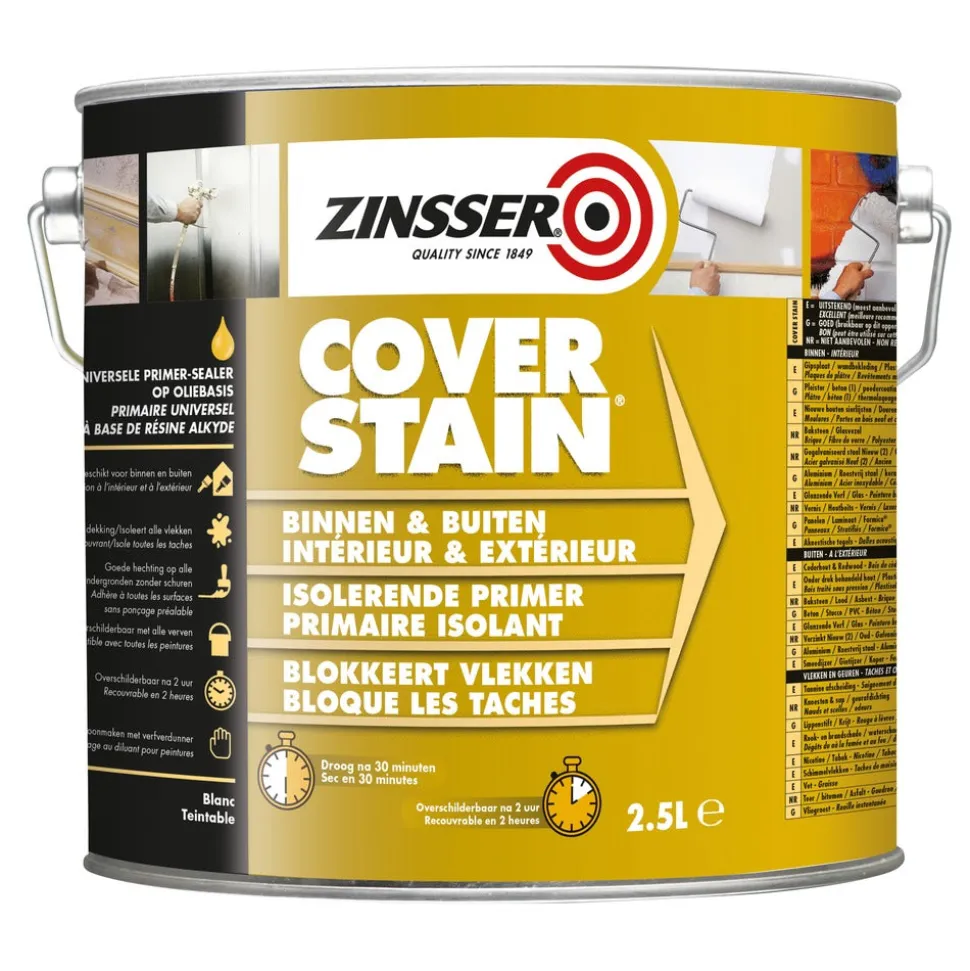 Zinsser Coverstain BX Primer 2,5L