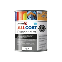 Zinsser Muurverf Allcoat Exterior Mat Base TR 930ml
